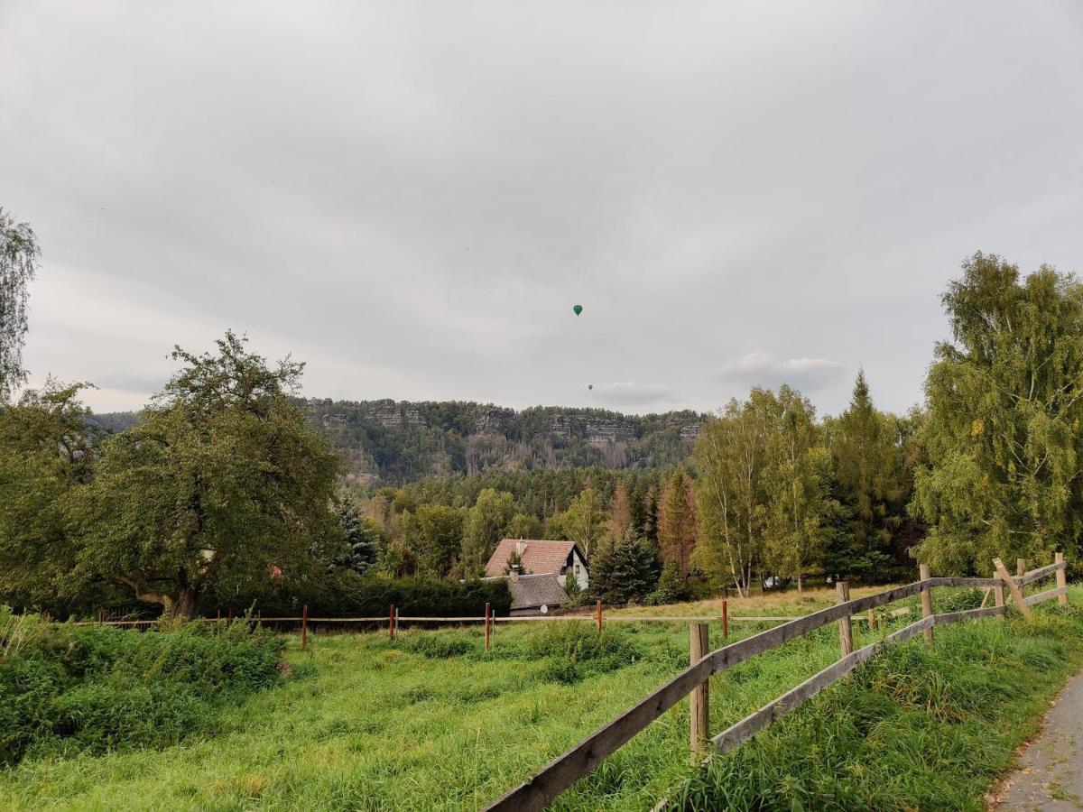 Apartmán Mezná 85 Hřensko Exteriér fotografie